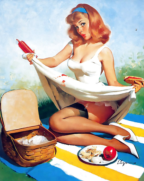 Sexy Vintage Pin - Up Art #6041723