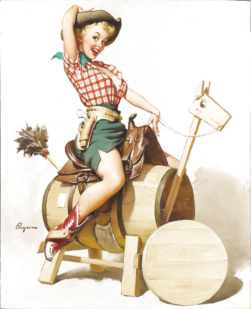 Sexy Vintage Pin - Up Art #6041728