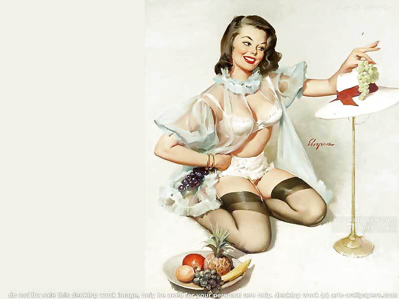 Sexy Vintage Pin - Up Art #6041752