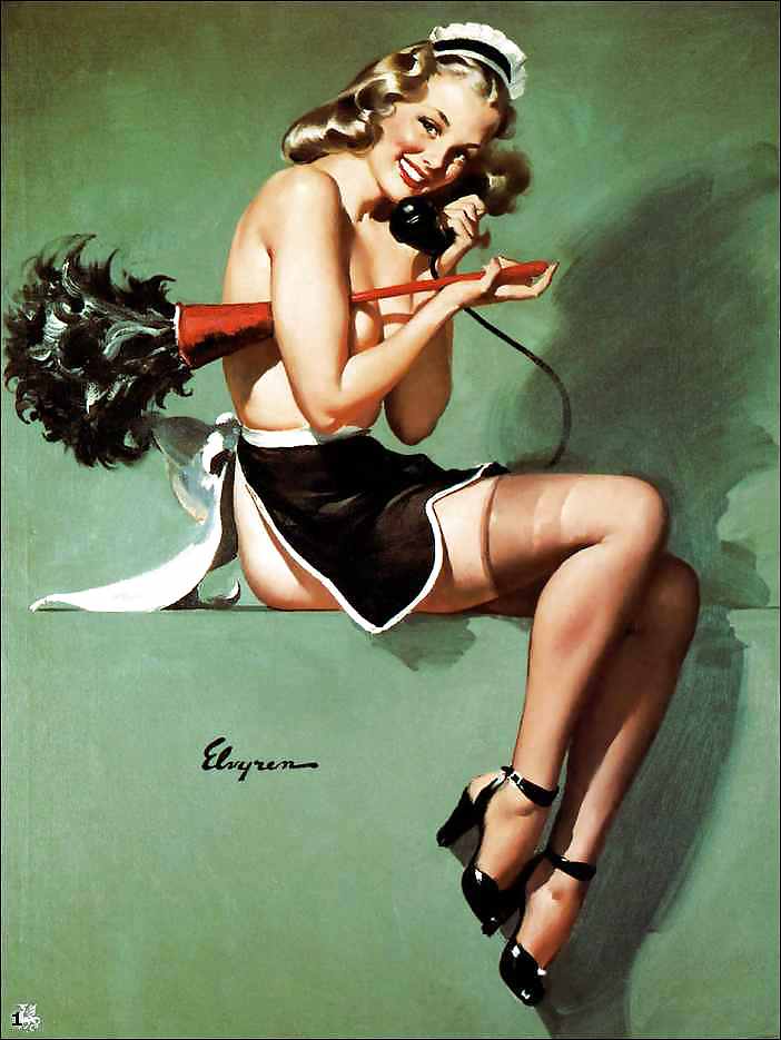 Sexy Vintage Pin - Up Art #6041782