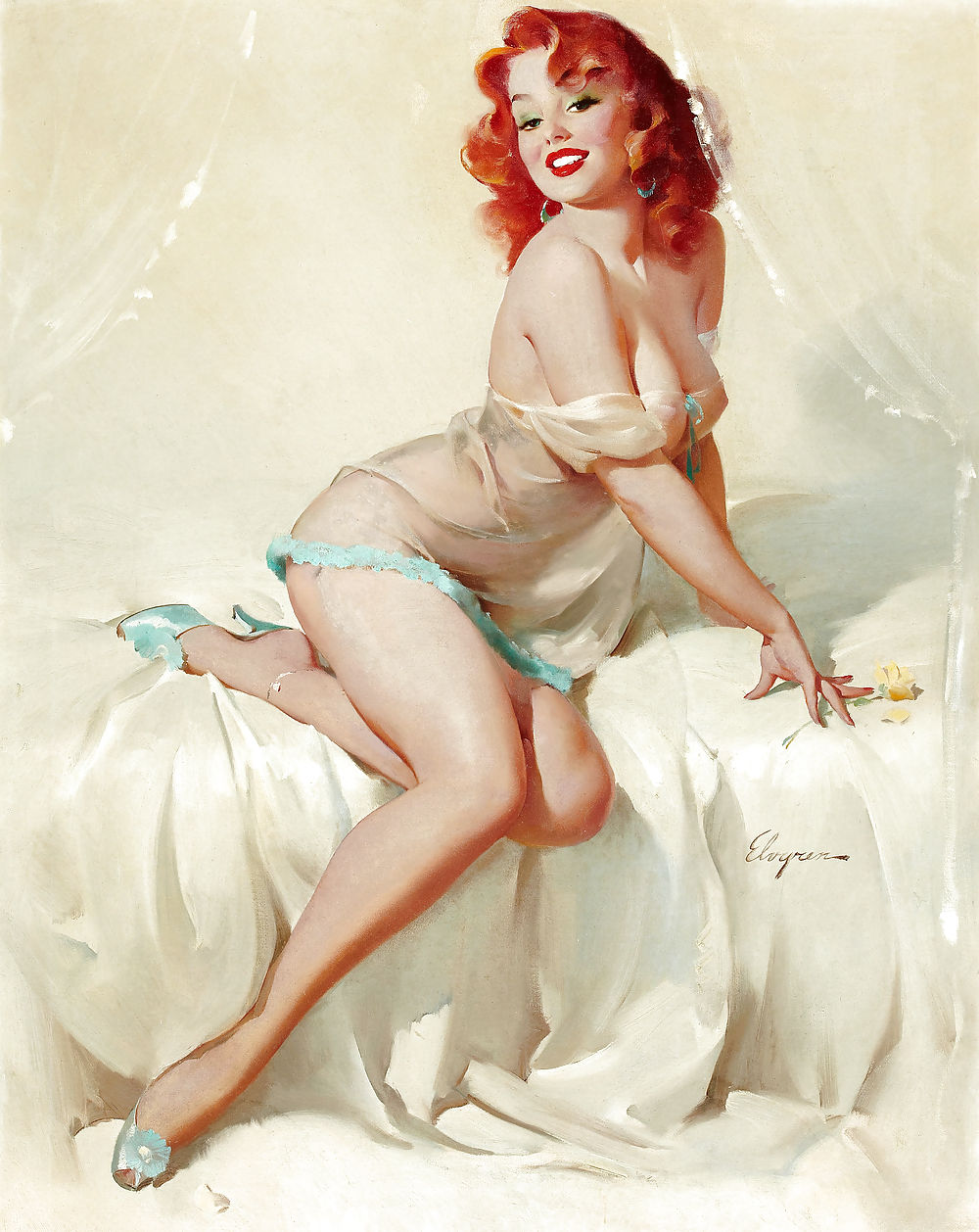 Sexy Vintage Pin - Up Art #6041803