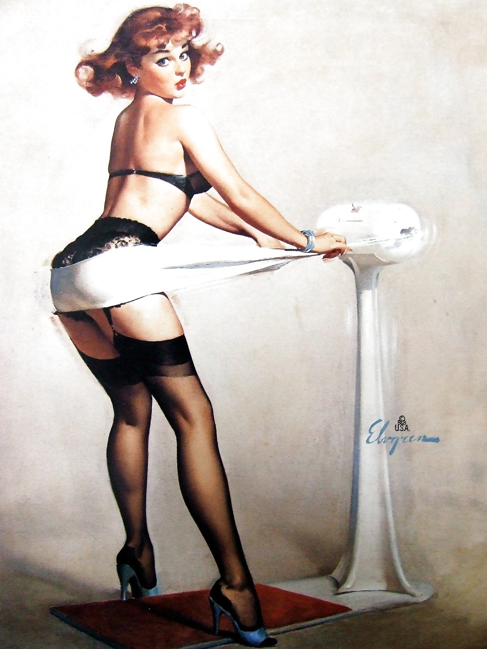 Sexy Vintage Pin - Up Art #6041810