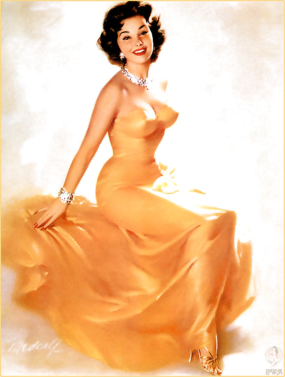 Sexy Vintage Pin - Up Art #6041840