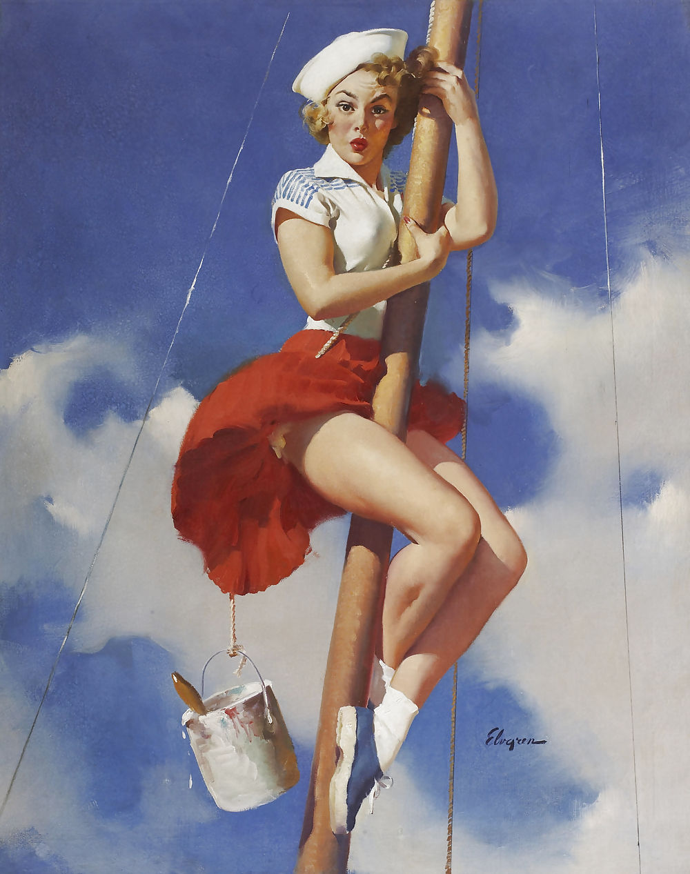 Sexy Vintage Pin - Up Art #6041870