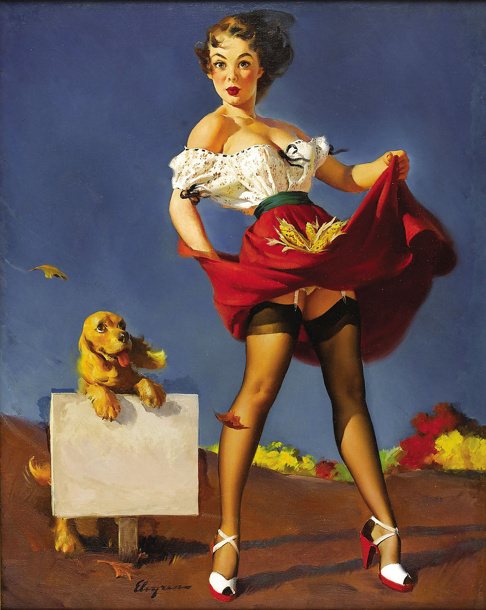 Sexy Vintage Pin - Up Art #6041881