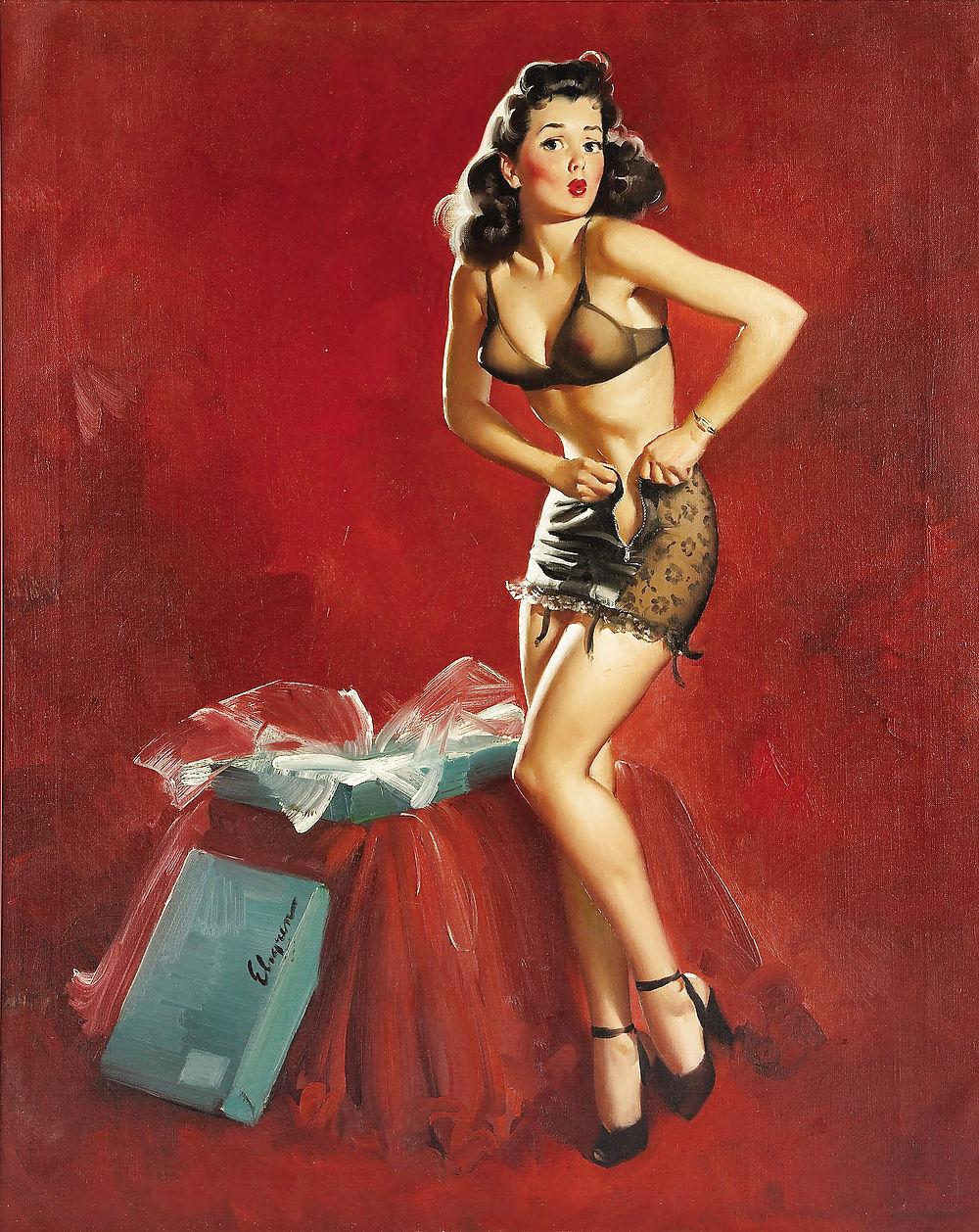 Sexy Vintage Pin - Up Art #6041937