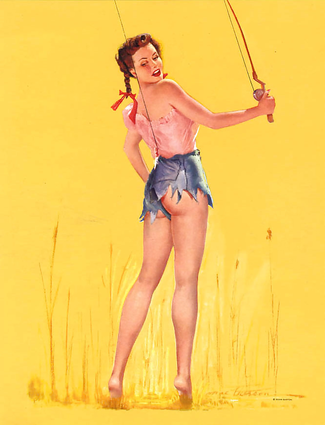 Sexy Vintage Pin - Up Art #6041941