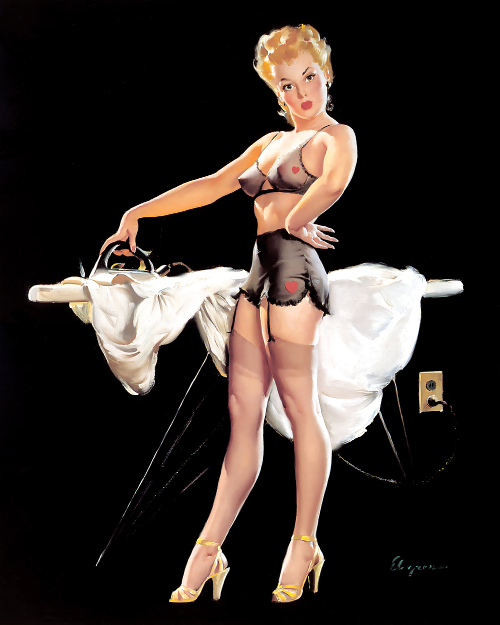 Sexy Vintage Pin - Up Art #6041950