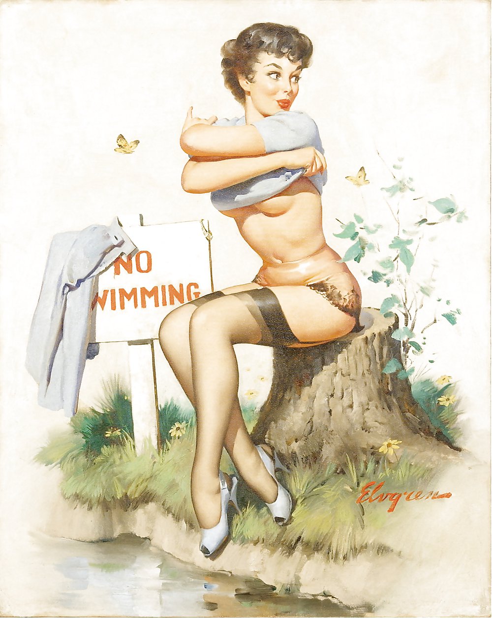 Sexy Vintage Pin - Up Art #6041973