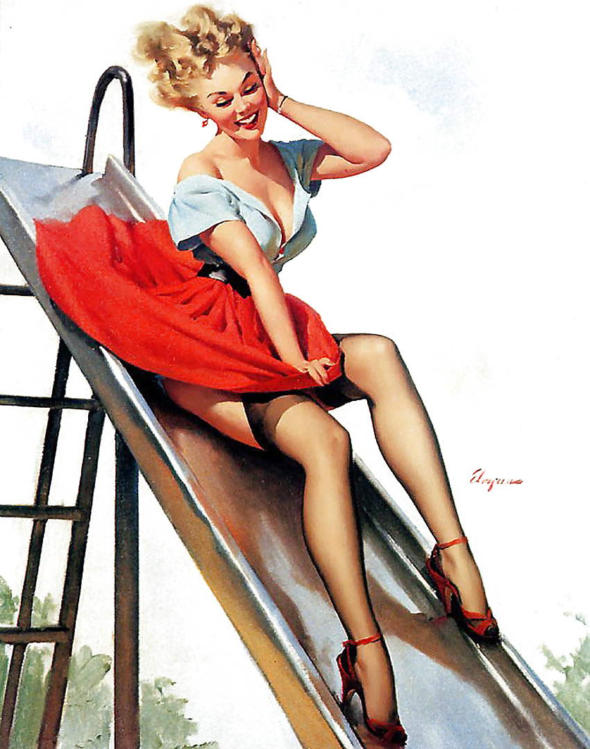 Sexy Vintage Pin - Up Art #6042000