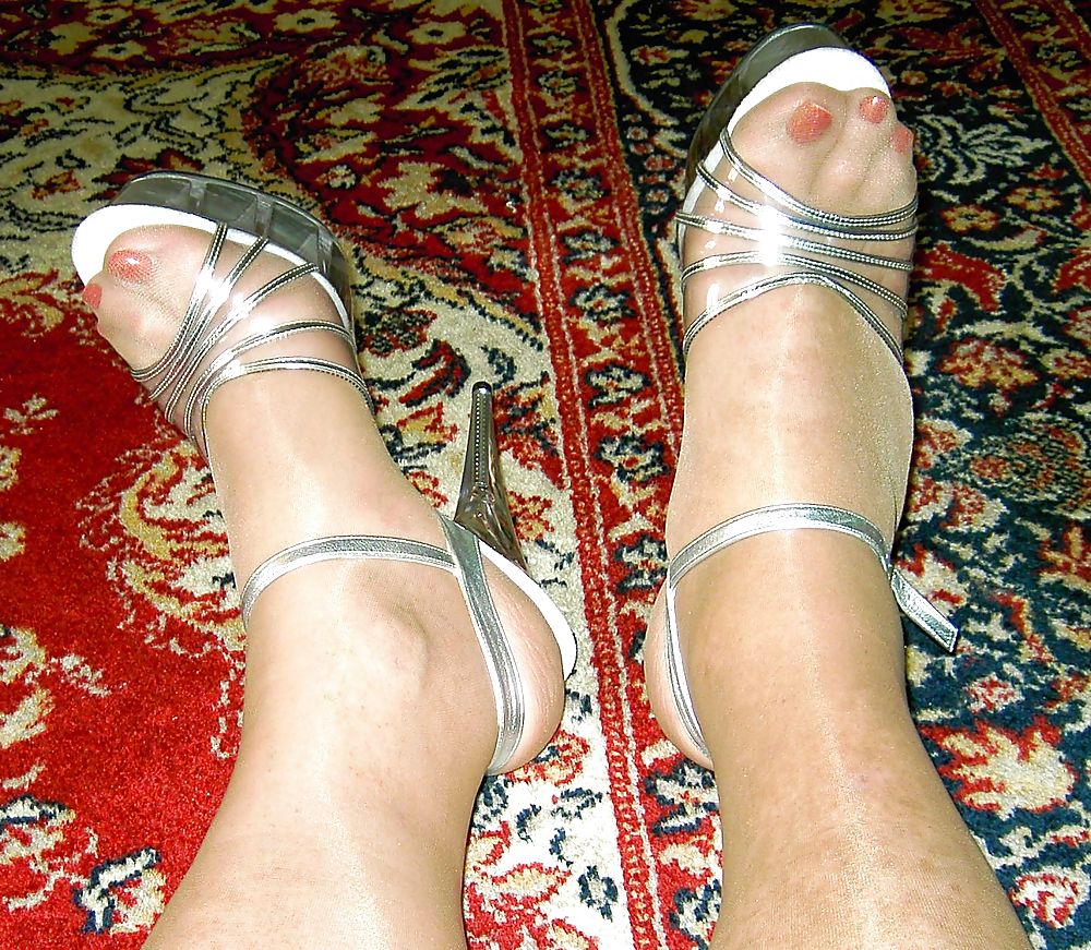 Transik-Silber High Heels #1338784