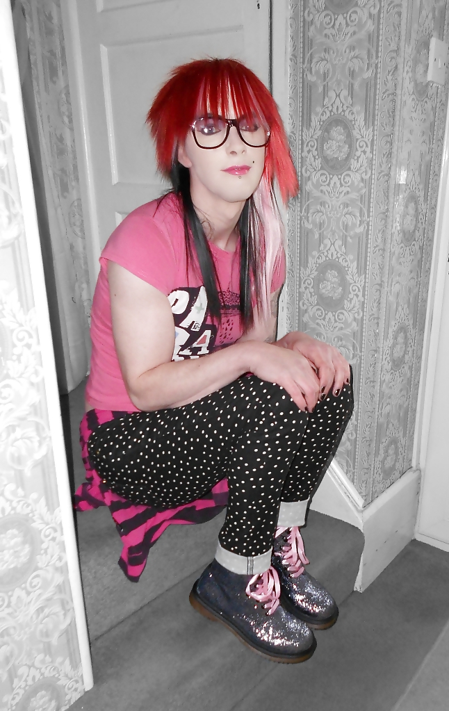 Tranny Pretty Kitty Emo Style ( non Nude ) #13632426