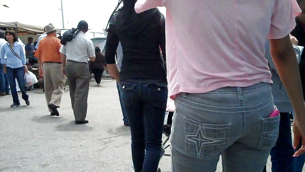 Butts are nice in ass tight jeans  #3590538