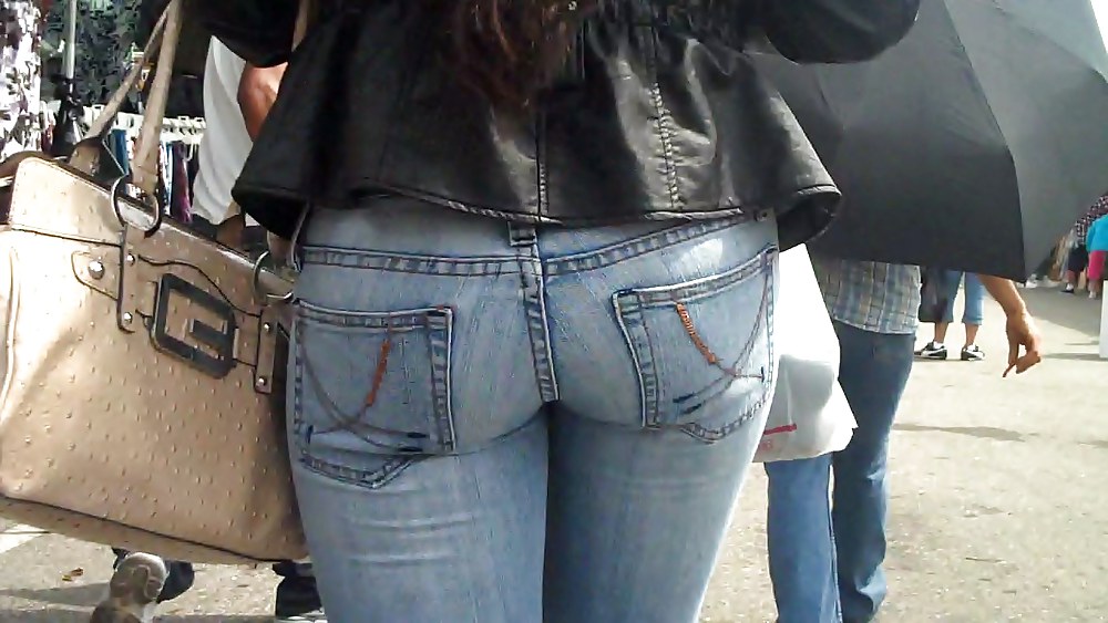 Butts are nice in ass tight jeans  #3590740