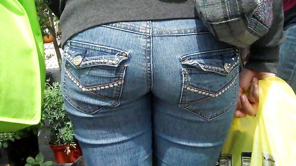 Butts are nice in ass tight jeans  #3590845