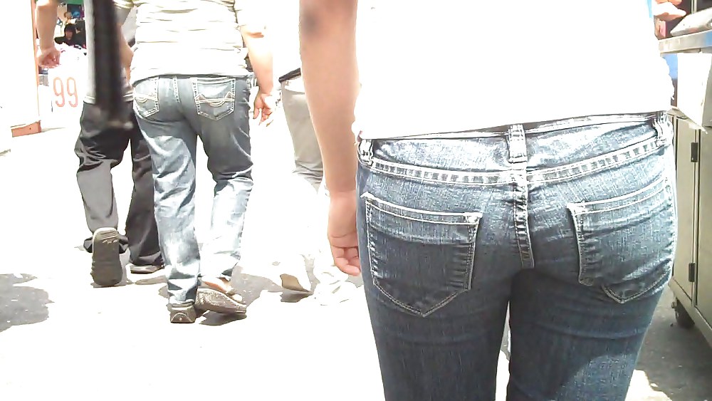Butts are nice in ass tight jeans  #3590851