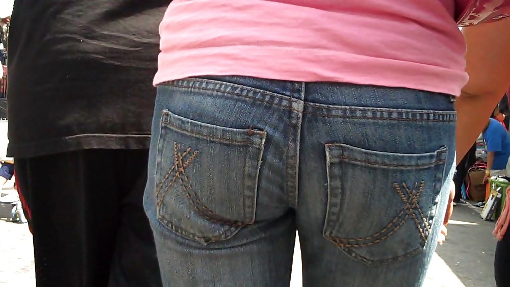 Butts are nice in ass tight jeans  #3590921