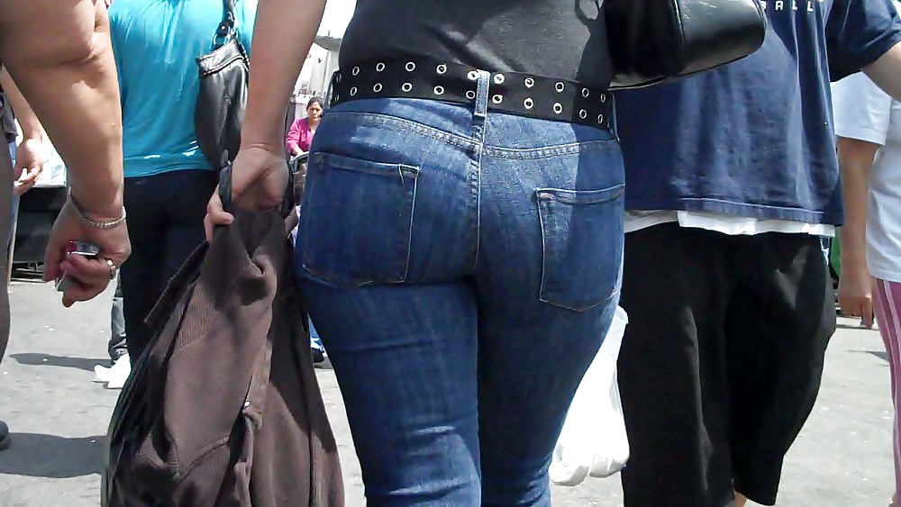 Butts are nice in ass tight jeans  #3590947