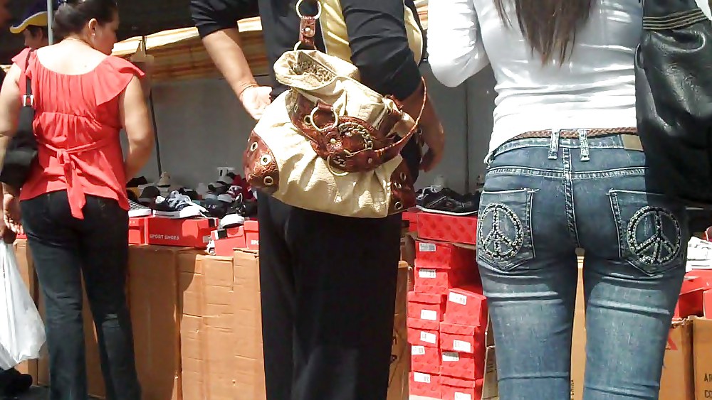 Butts are nice in ass tight jeans  #3591053