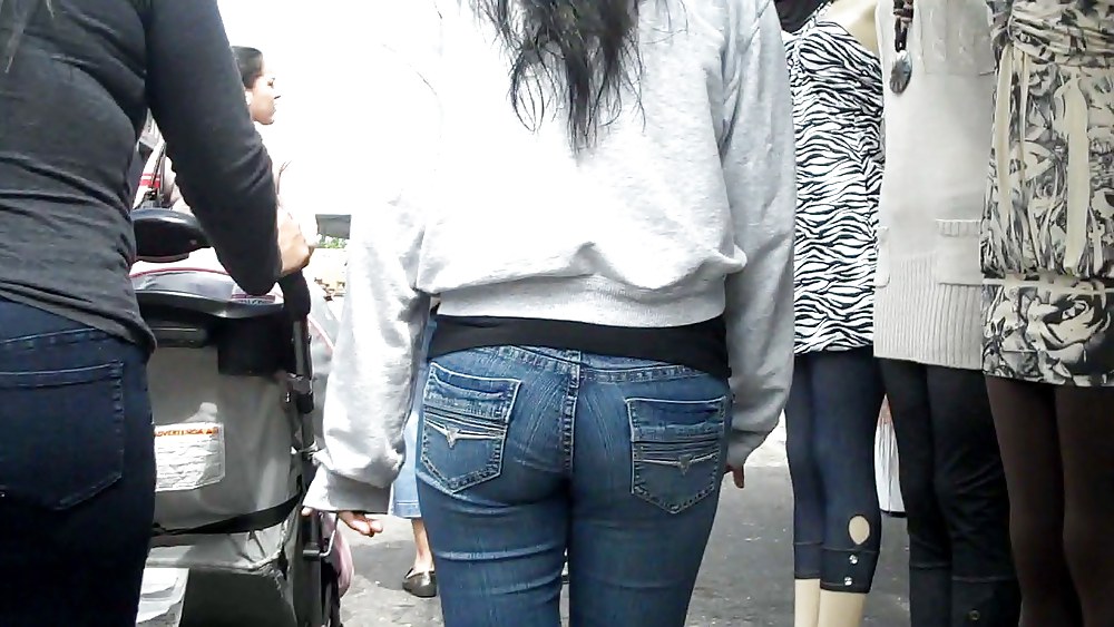 Butts are nice in ass tight jeans  #3591124