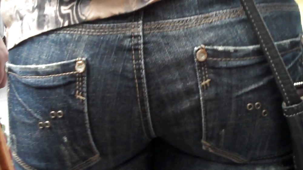 Butts are nice in ass tight jeans  #3591292