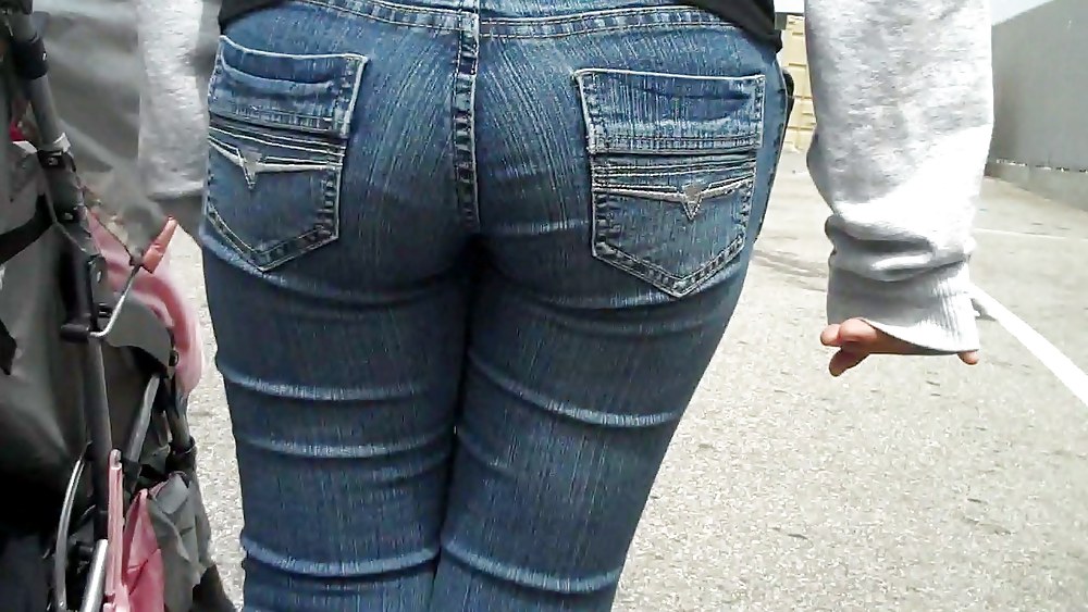 Butts are nice in ass tight jeans  #3591313