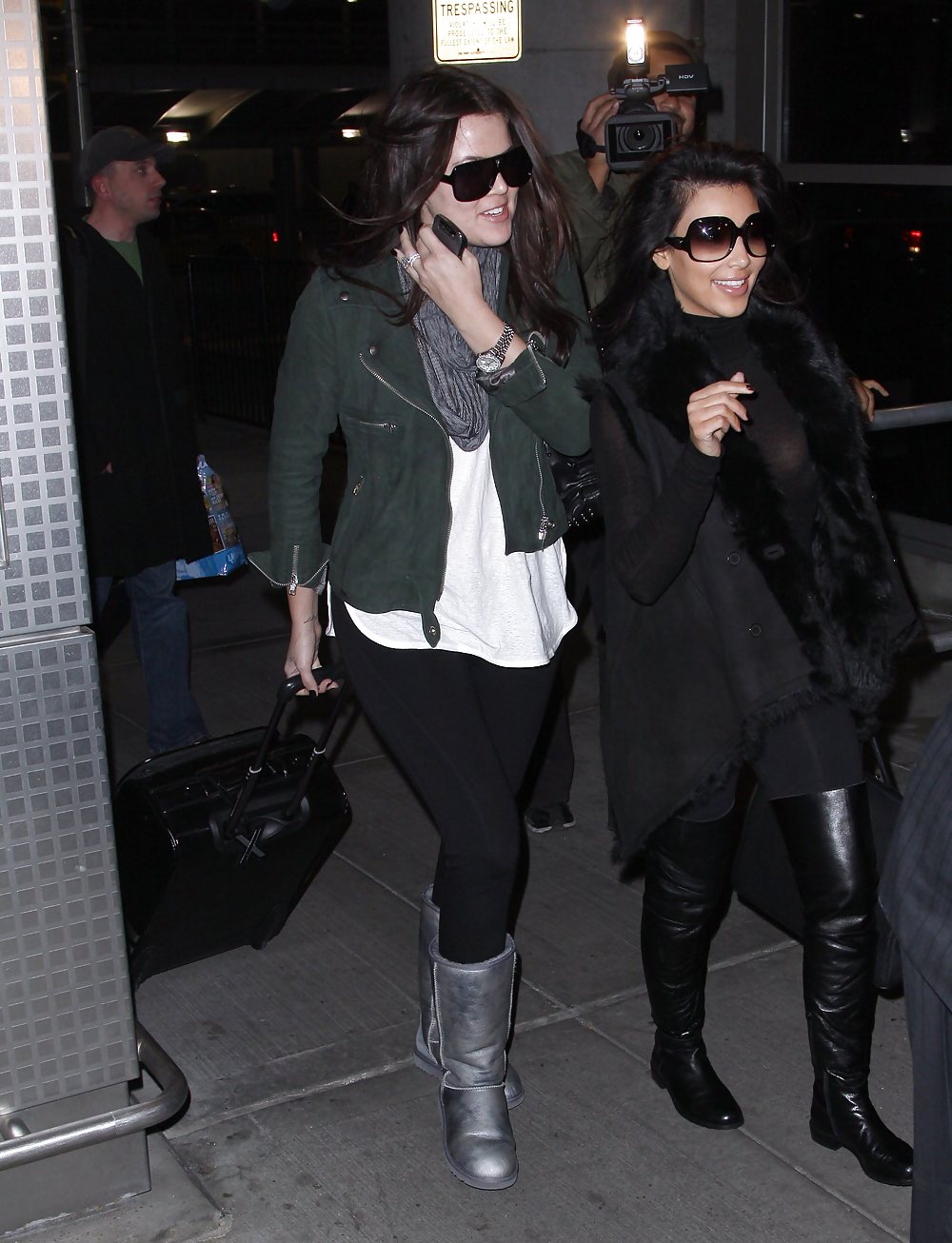 Kim Kardashian See-Through Candids at JFK Airport #3640647