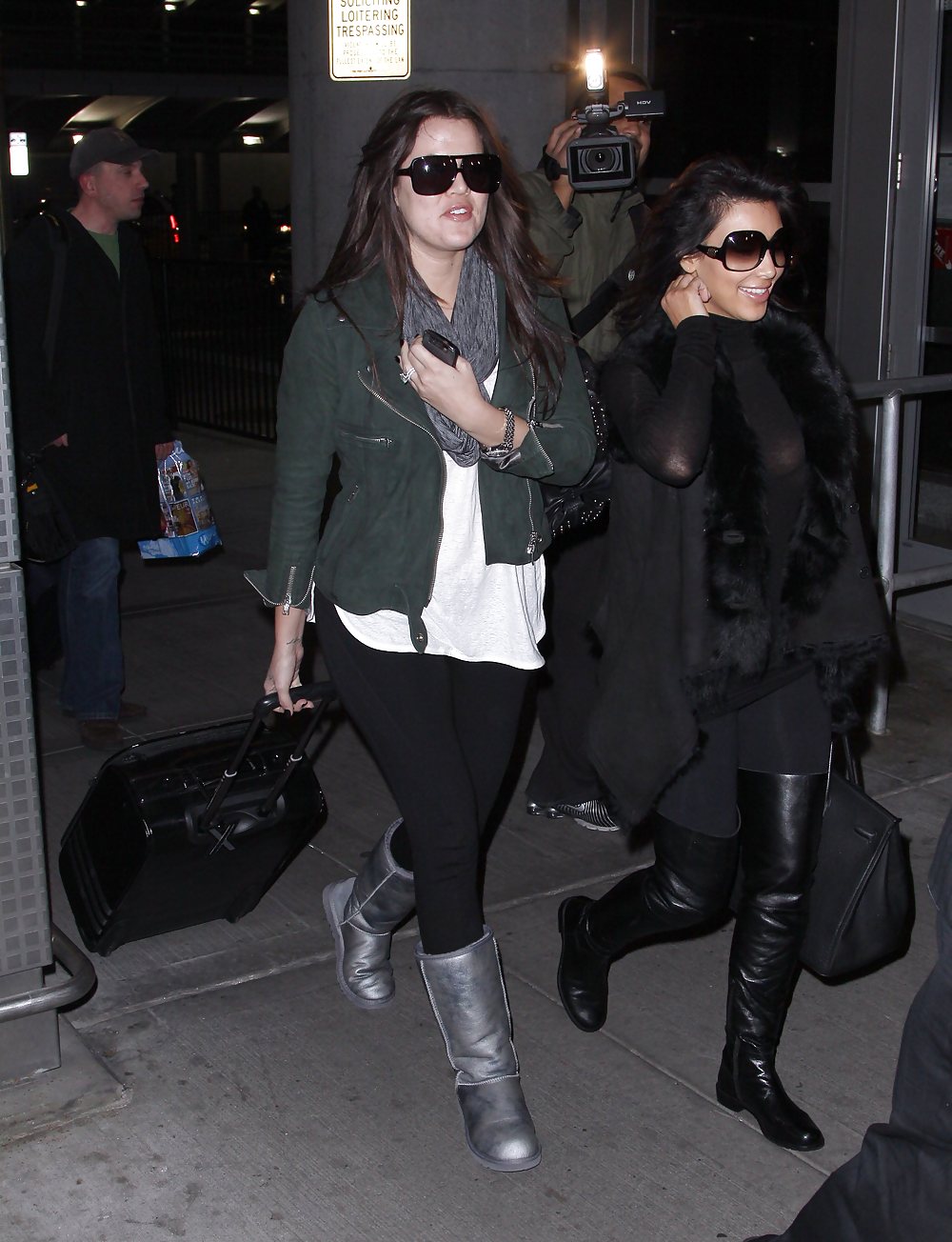 Kim Kardashian See-Through Candids at JFK Airport #3640713