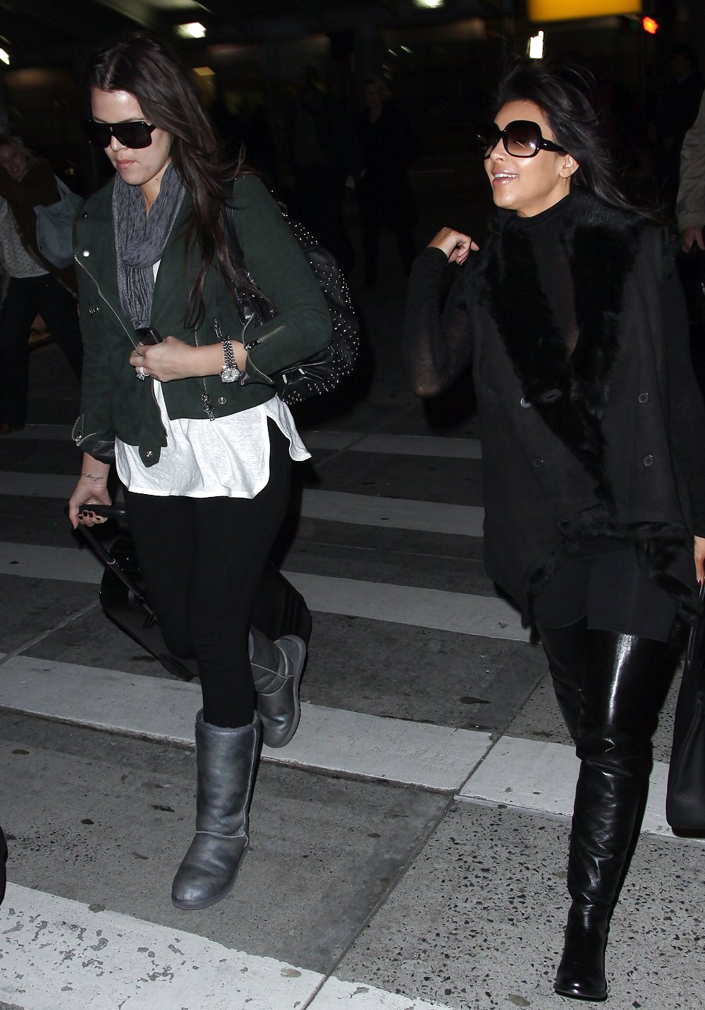 Kim Kardashian See-Through Candids at JFK Airport #3640720