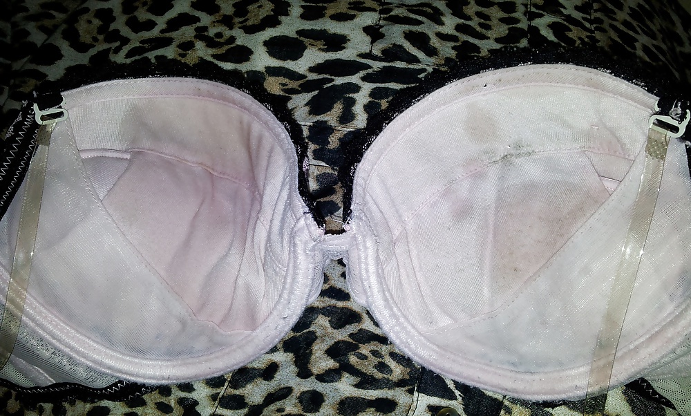 Cumming on my sister frens pink padded bra cup #9388501