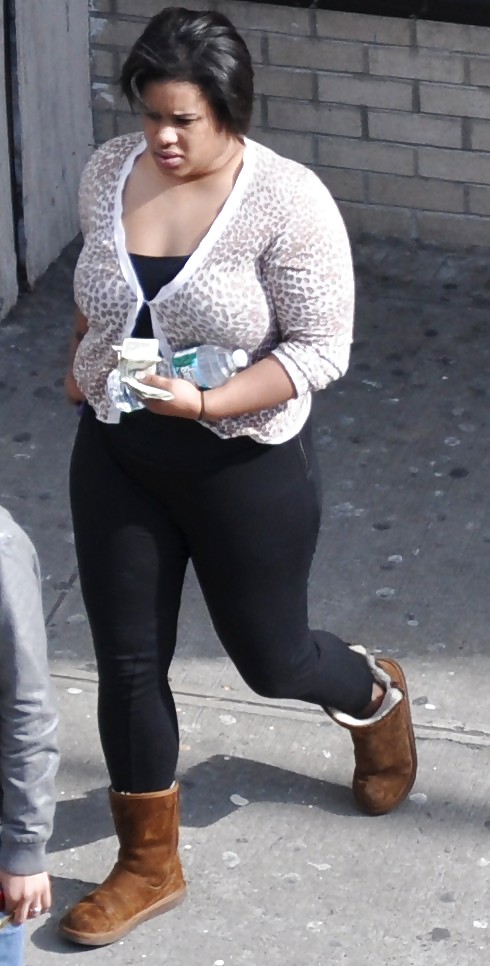 New York Thick Girls with Big Boobs in Tight Clothes