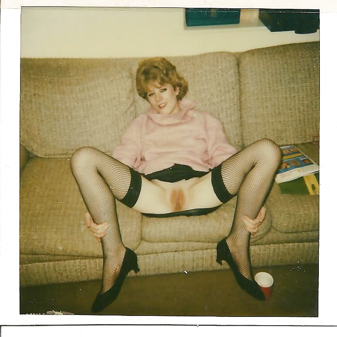 Polaroid cuties on really ugly sofas #12296051