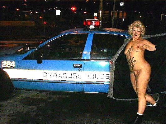 Lampeggiante femmine auto della polizia edizione 
 #14535308