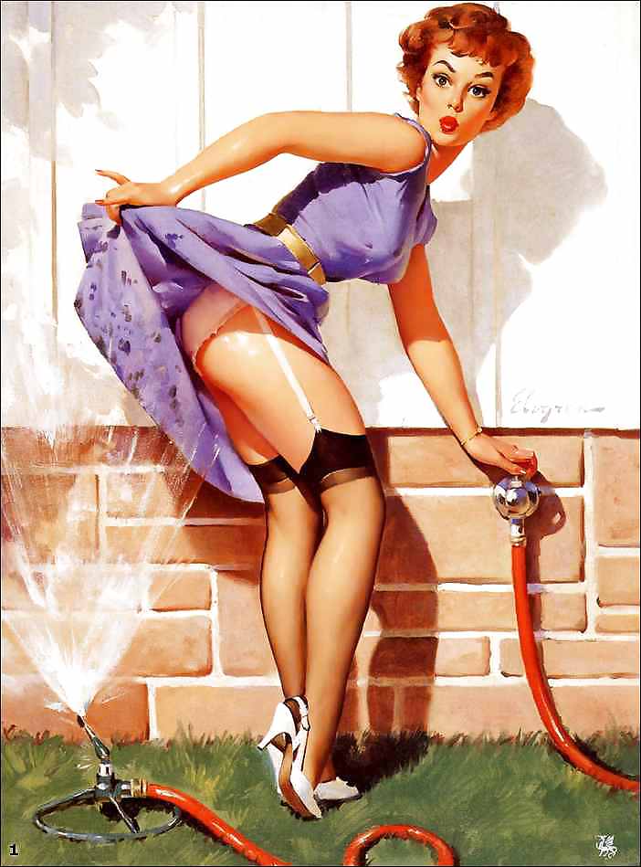 Sexy Vintage Pin - Up Art 2 #6071801