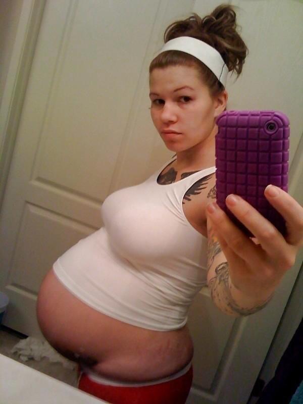 Amateur PREGNANT teen selfshot part 1 #2206829