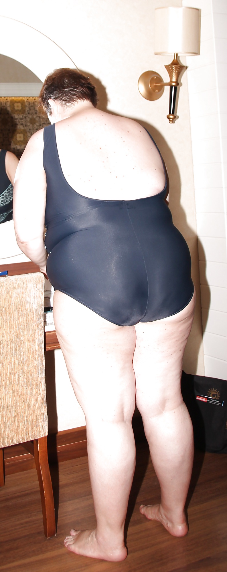 My bbw wife in swimsuit #12642660