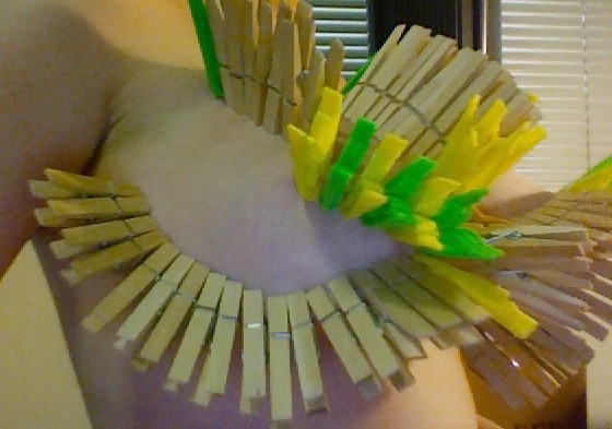 Big Natural Boobs Tortured With Over 100 pegs Vol1 #11430636