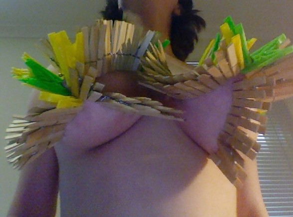 Big Natural Boobs Tortured With Over 100 pegs Vol1 #11430645
