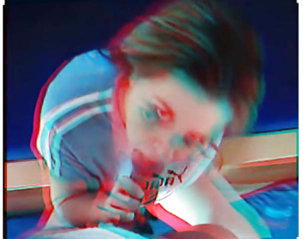 3-D PORN-WORKS WITH RED-CYAN GLASSES #7994236