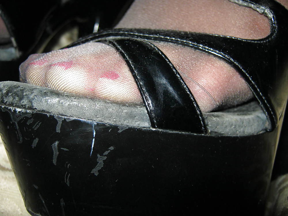 Stocking Toes in Heels #22316860