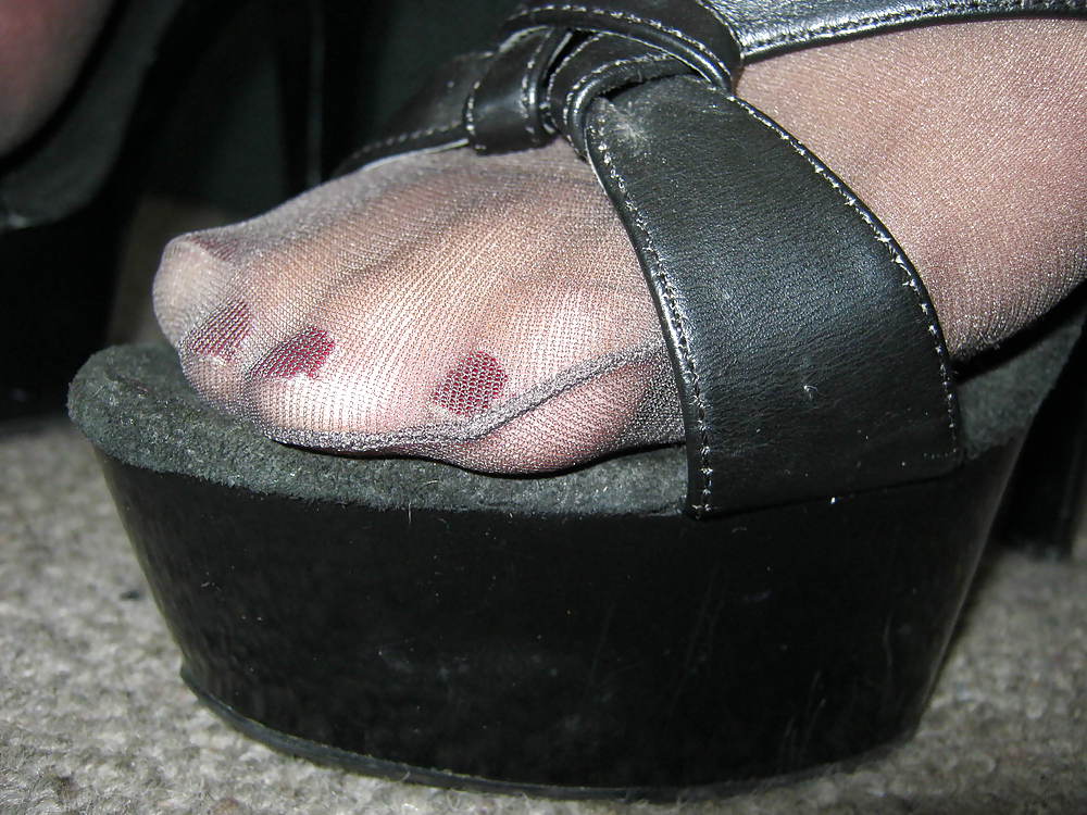 Stocking Toes in Heels #22316864