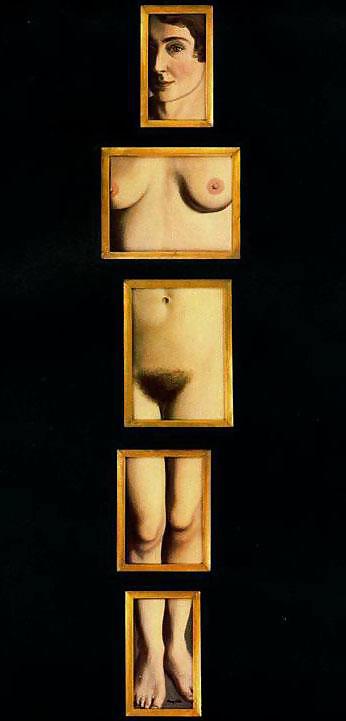 Painted EroPorn Art 110 -  Rene Magritte #17191152