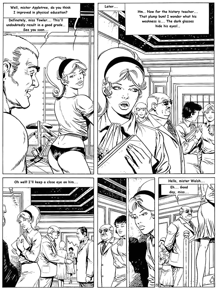 Alcune foto di fumetti di sesso adulto in bianco e nero
 #21162348