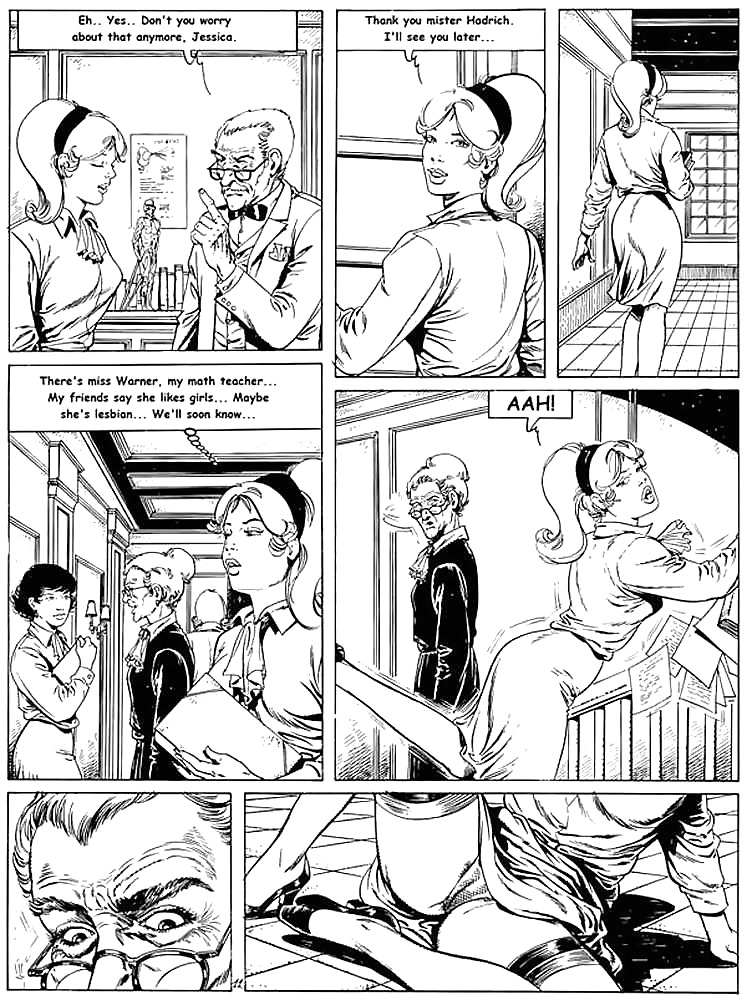 Alcune foto di fumetti di sesso adulto in bianco e nero
 #21162388