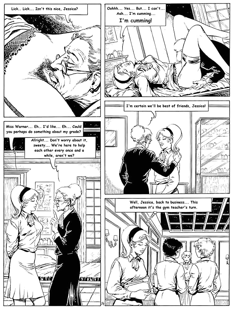 Alcune foto di fumetti di sesso adulto in bianco e nero
 #21162410