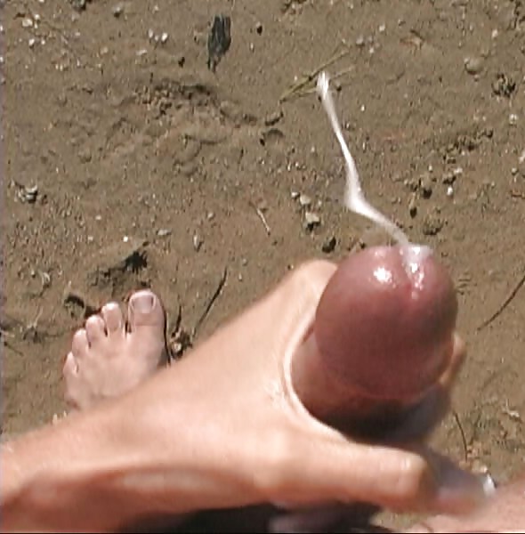 My Big Cum With My GF's Hand At The Beach #2991559