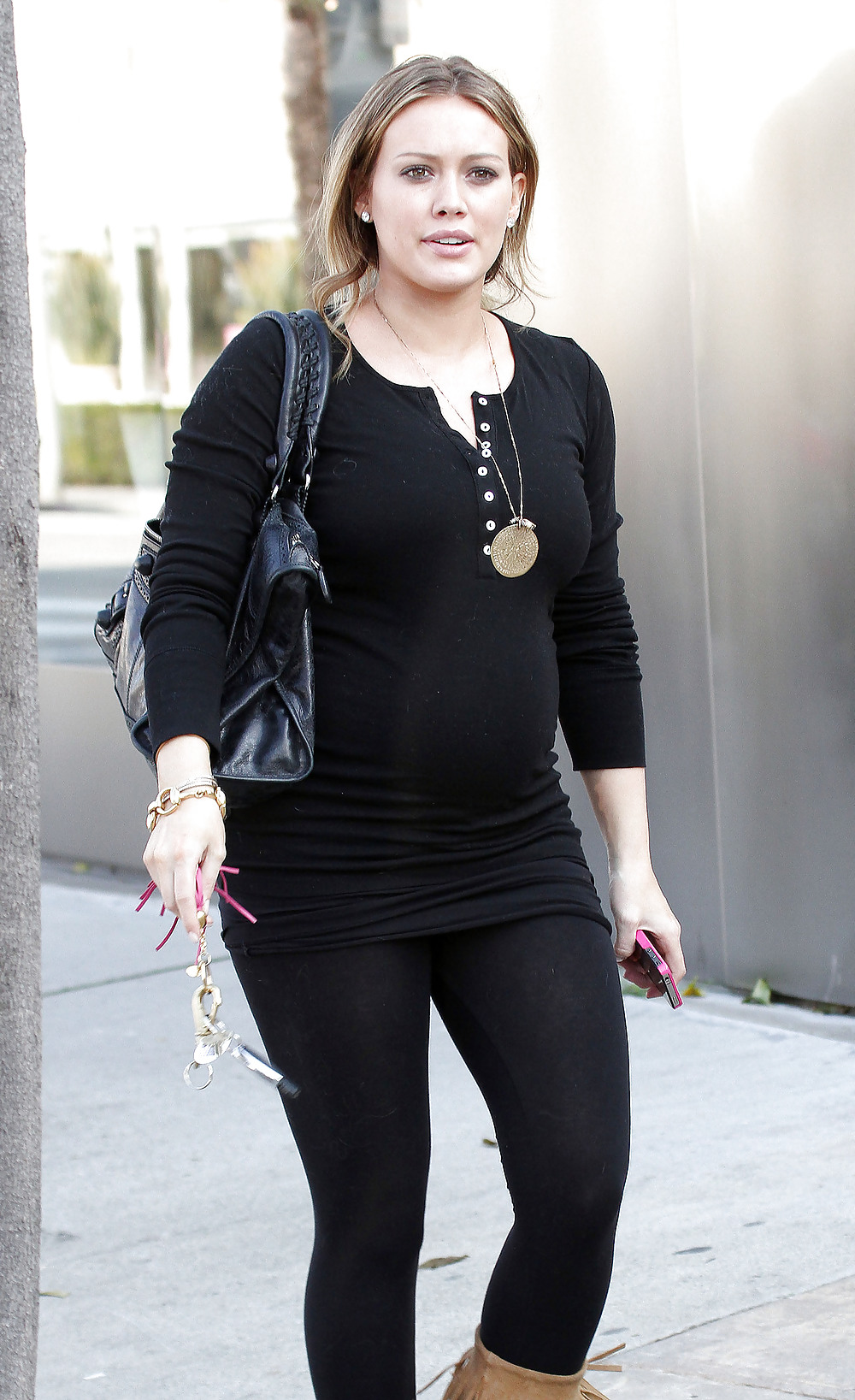 Hilary duff fuera para las compras de navidad en beverly hills
 #6639168