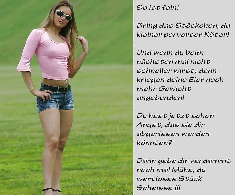 Femdom captions german part 40
 #22755291