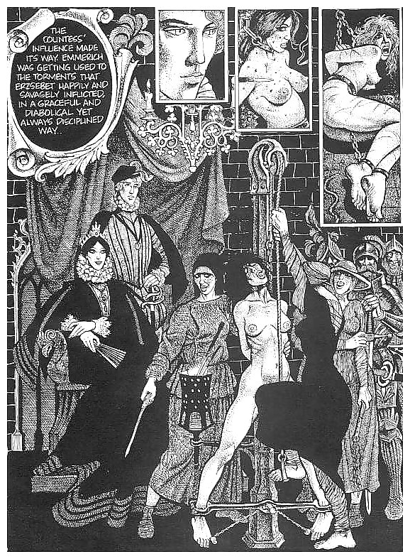 Arte cómico erótico 26 - la condesa de rojo 
 #19632659