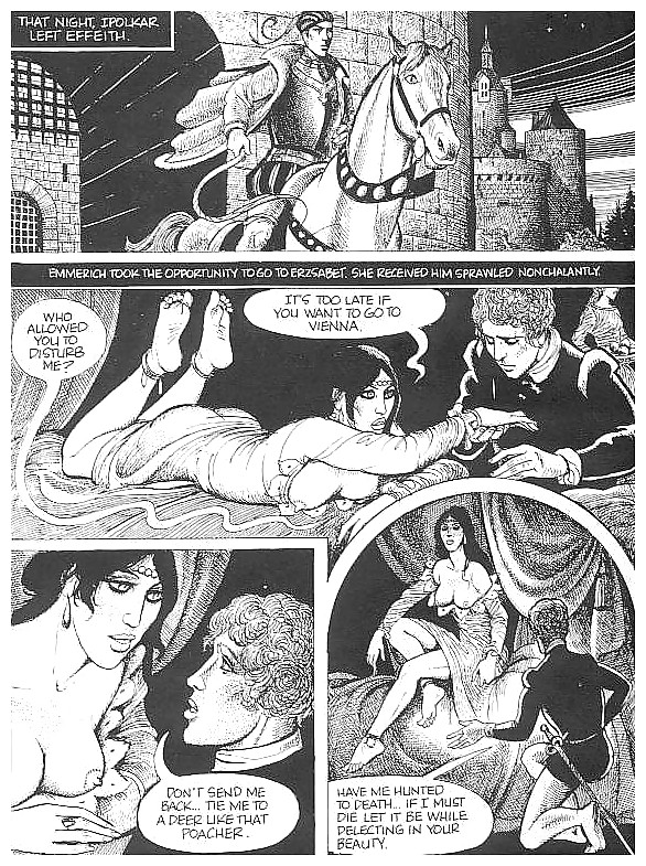 Arte cómico erótico 26 - la condesa de rojo 
 #19632752